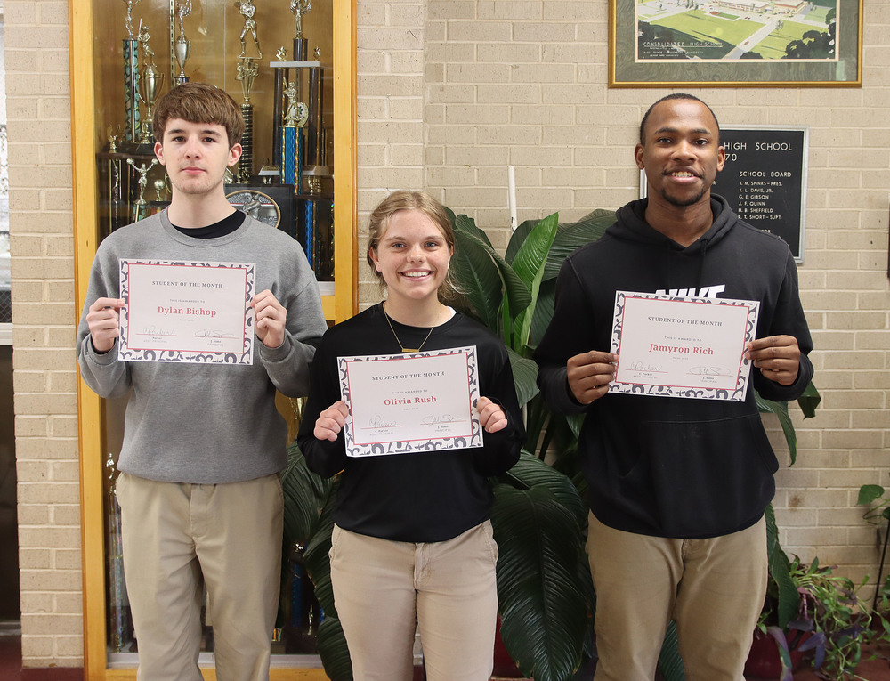 THS "Students of the Month" - March 2022