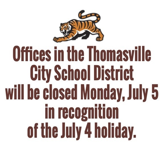 School offices closed July 5