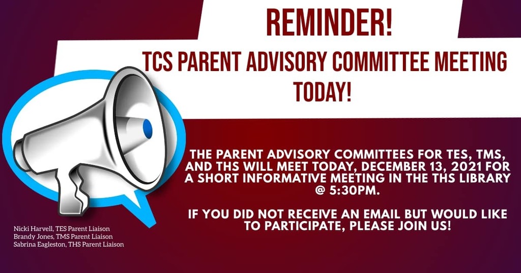 Parent Advisory Committee notice