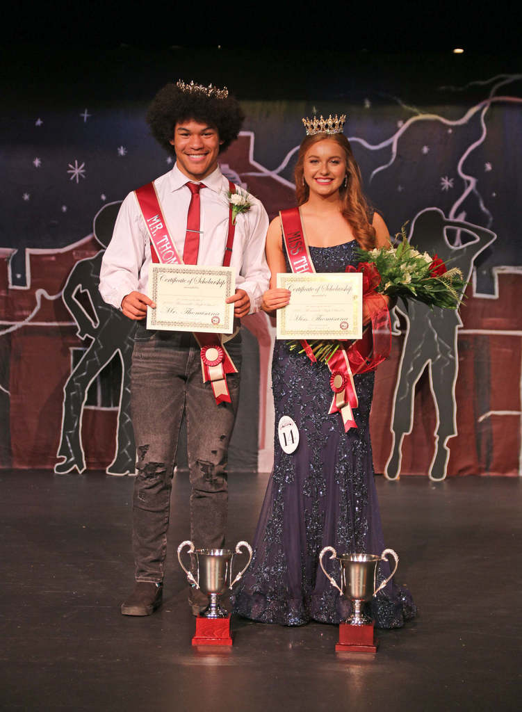 Mr. and Miss Thomisana 2022: Chris Bouler and Emily Walters.