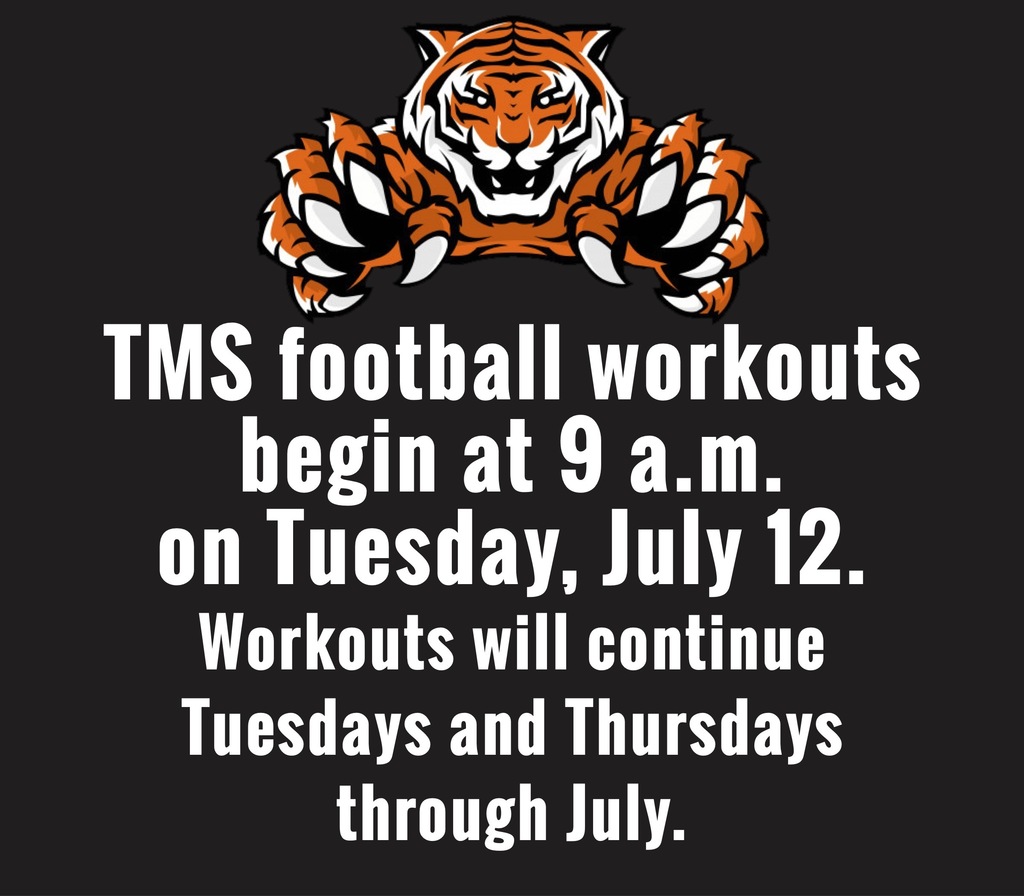 TMS football workouts begin July 12