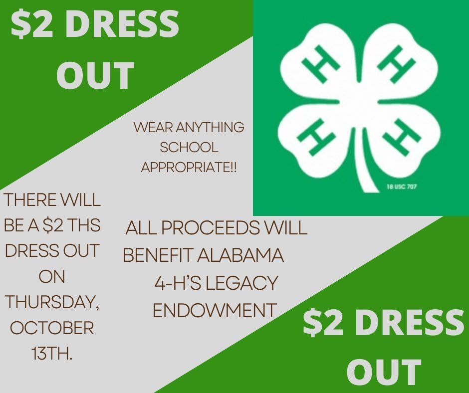 $2 dress out Oct. 13 at THS