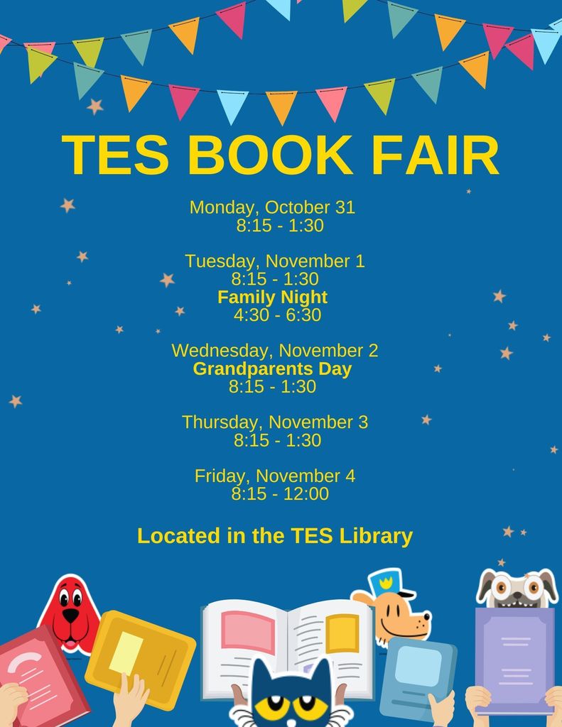 TES Book Fair through Nov. 4