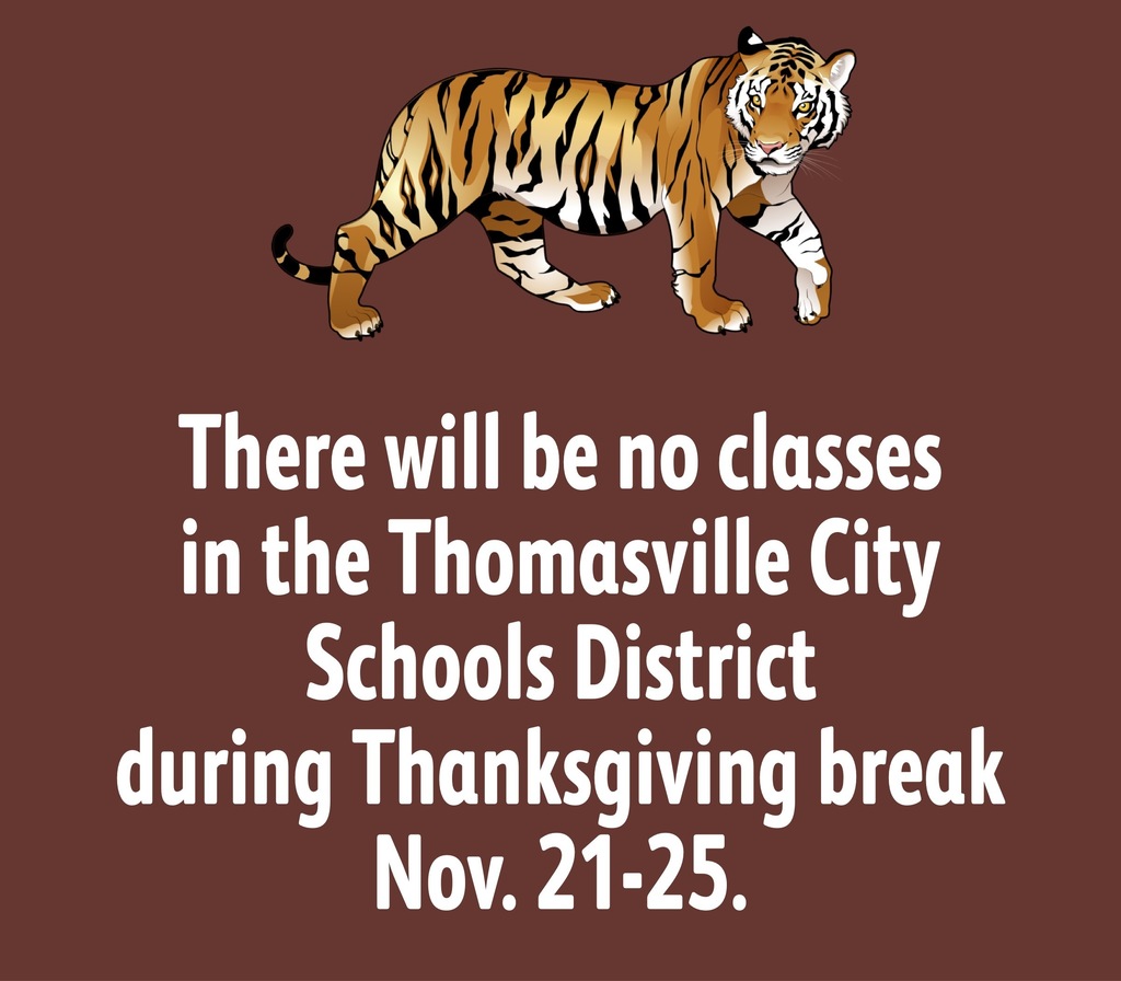 No classes will be held during Nov. 21-25.