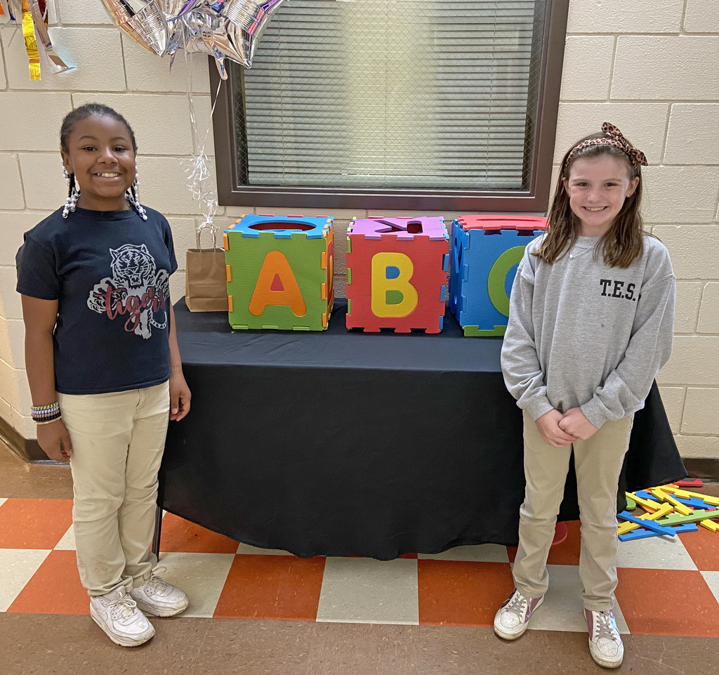 Madisyn DeShazer and Henleigh Rush, third grade students, are helping setup for kindergarten registration on Friday, March 24 at Thomasville Elementary School. Come join our TES family! Staff will be on hand to register from 10 a.m. to 1 p.m.